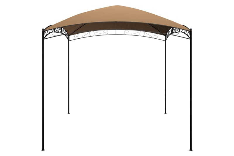 Paviljong 3x4x2,65 m gråbrun 180 g/m² - Taupe - Hagemøbler - Solbeskyttelse - Paviljonger - Komplett paviljong