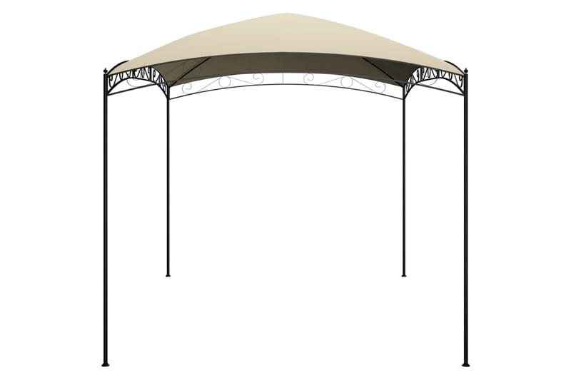 Paviljong 3x4x2,65 m kremhvit 180 g/m² - Krem - Hagemøbler - Solbeskyttelse - Paviljonger - Komplett paviljong