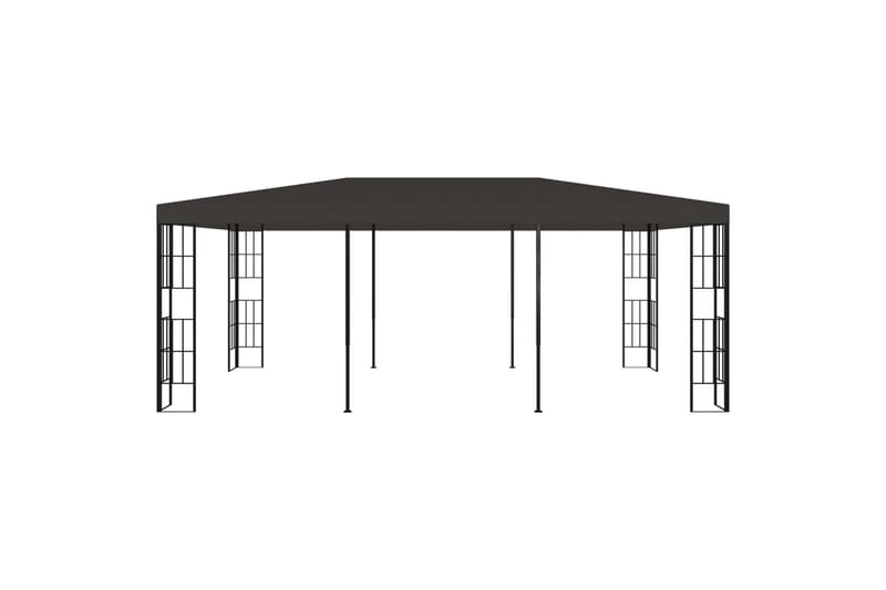 Paviljong 3x6 m antrasitt - Grå - Hagemøbler - Solbeskyttelse - Paviljonger - Komplett paviljong