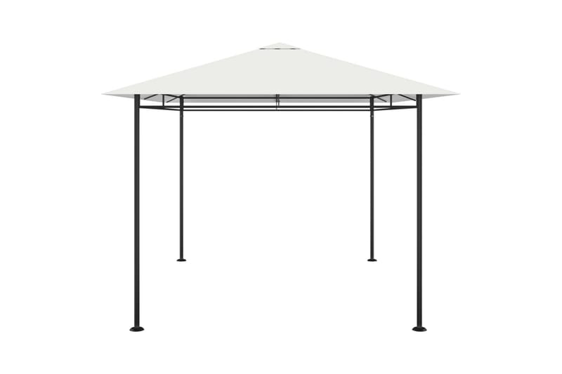 Paviljong 4x3x2,7 m kremhvit 180 g/m² - Krem - Hagemøbler - Solbeskyttelse - Paviljonger - Komplett paviljong