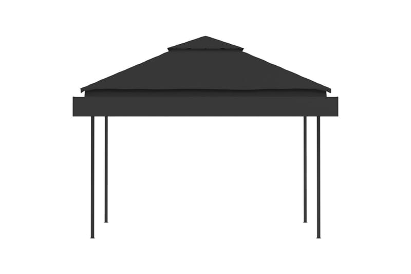 Paviljong med doble utvidbare tak 3x3x2,75 m - Hagemøbler - Solbeskyttelse - Paviljonger - Komplett paviljong