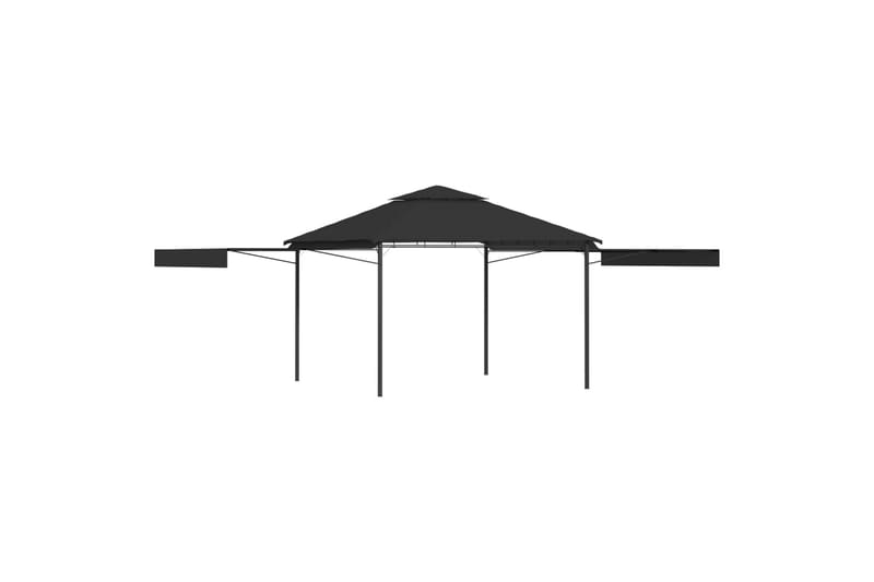 Paviljong med doble utvidbare tak 3x3x2,75 m - Hagemøbler - Solbeskyttelse - Paviljonger - Komplett paviljong