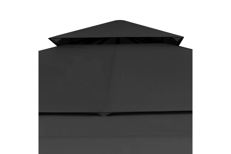 Paviljong med doble utvidbare tak 3x3x2,75 m - Hagemøbler - Solbeskyttelse - Paviljonger - Komplett paviljong