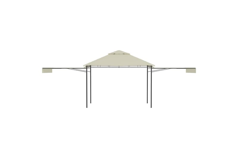Paviljong med doble utvidede tak 3x3x2,75 m 180 g/m² - Hagemøbler - Solbeskyttelse - Paviljonger - Komplett paviljong