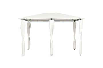 Paviljong med sidevegger 3x4x2,6 m kremhvit 160 g/m² - Krem - Hagemøbler - Solbeskyttelse - Paviljonger - Komplett paviljong