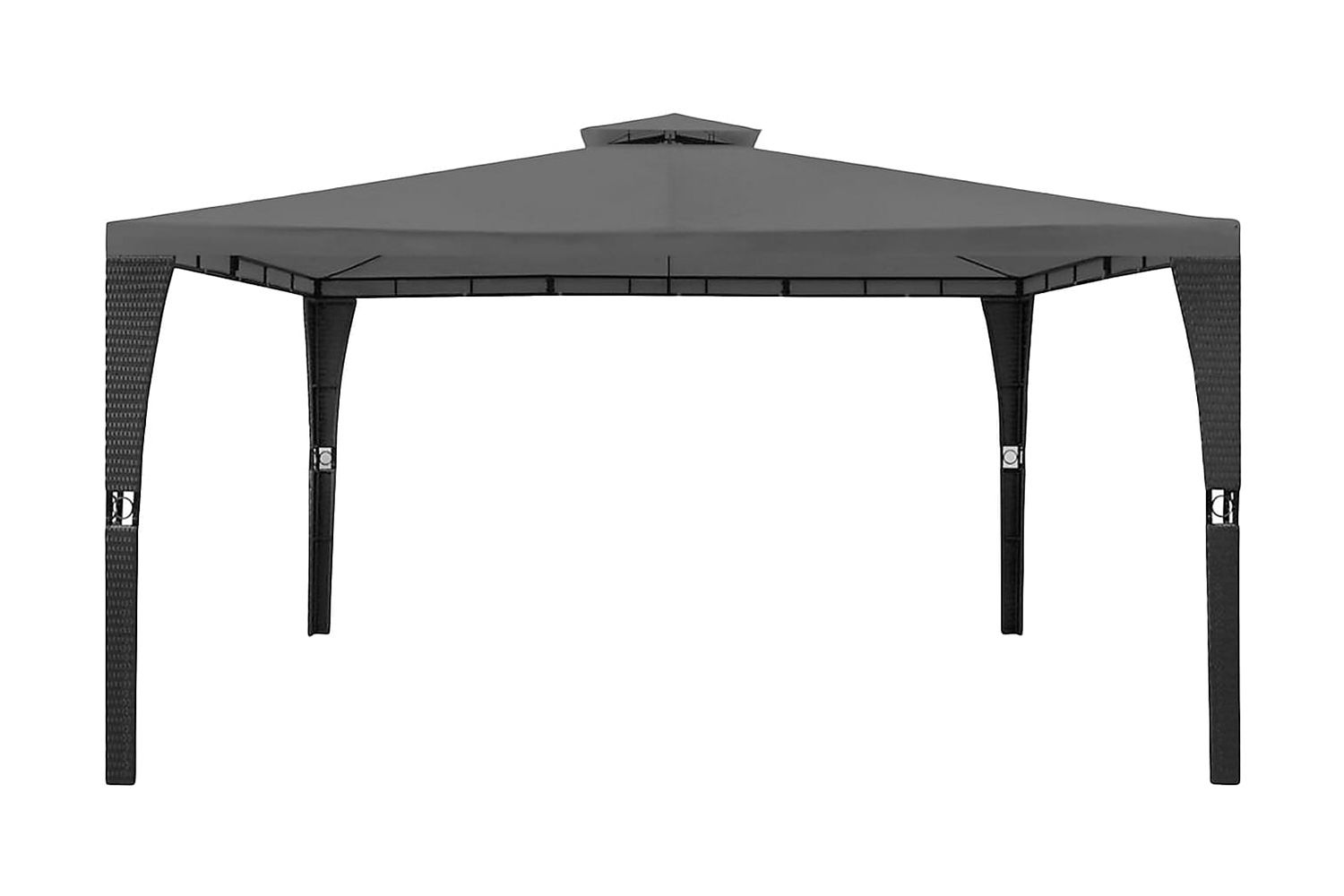 Paviljong med tak 3x4 m mørkegrå - Hagemøbler - Solbeskyttelse - Paviljonger - Komplett paviljong