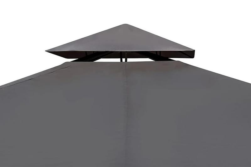 Paviljong med tak 3x4 m mørkegrå - Hagemøbler - Solbeskyttelse - Paviljonger - Komplett paviljong