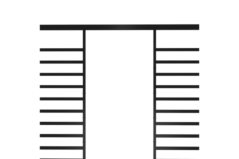 Paviljong med uttrekkbart tak 4x3x2,3 m antrasitt 180 g/m² - Antrasittgrå - Komplett paviljong