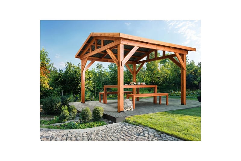 Lysthus Secchia - Hagemøbler - Solbeskyttelse - Paviljonger - Komplett paviljong