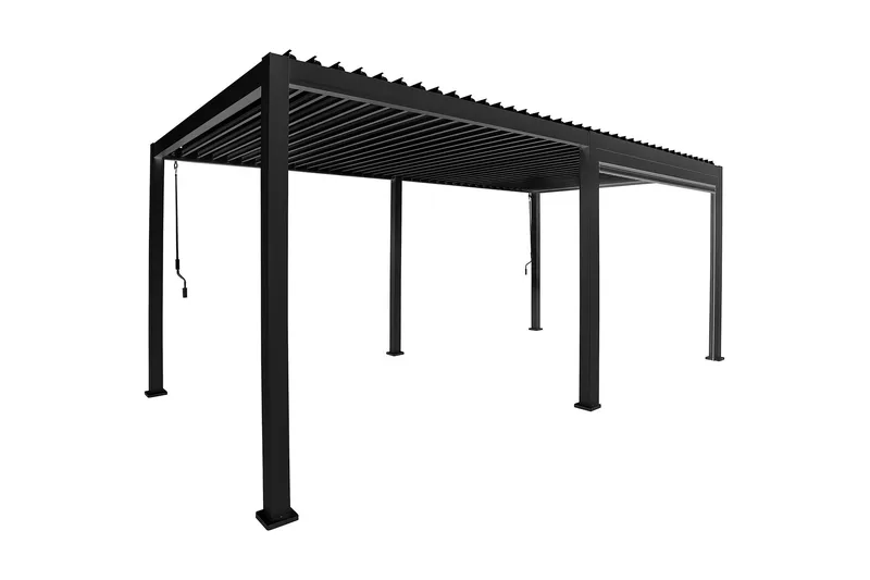 Mirador Paviljong 3x6xH2,5m Mørkegrå, undefined