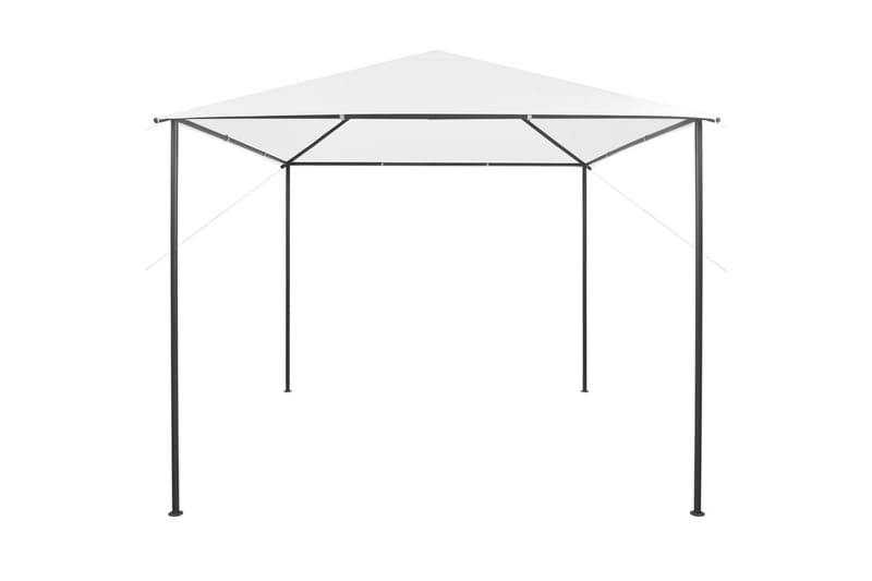 Paviljong 3x3x2,7 m hvit 180 g/m² - Hvit - Hagemøbler - Solbeskyttelse - Paviljonger