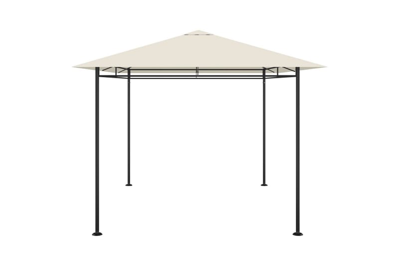 Paviljong 4x3x2,7 m gråbrun 180 g/m² - Taupe - Hagemøbler - Solbeskyttelse - Paviljonger - Komplett paviljong