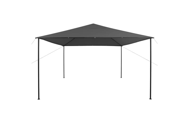 Paviljong 4x4x2,7 m antrasitt 180 g/m² - Antrasittgrå - Hagemøbler - Solbeskyttelse - Paviljonger