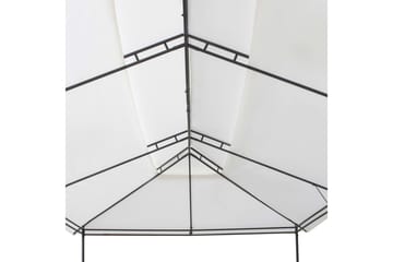 Paviljong 600x298x270 cm hvit 180g/m² - Hvit - Hagemøbler - Solbeskyttelse - Paviljonger