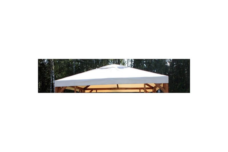 Paviljongtak 3 x 4 meter - Beige - Hagemøbler - Solbeskyttelse - Paviljonger - Paviljongtak