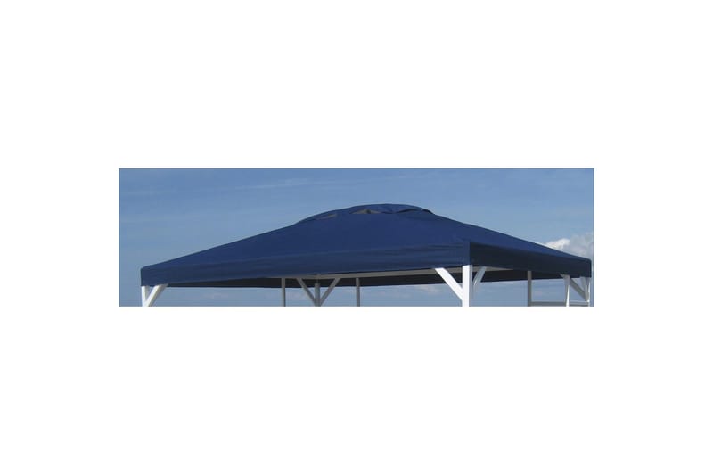 Paviljongtak 3 x 4 meter - Marineblå - Hagemøbler - Solbeskyttelse - Paviljonger - Paviljongtak