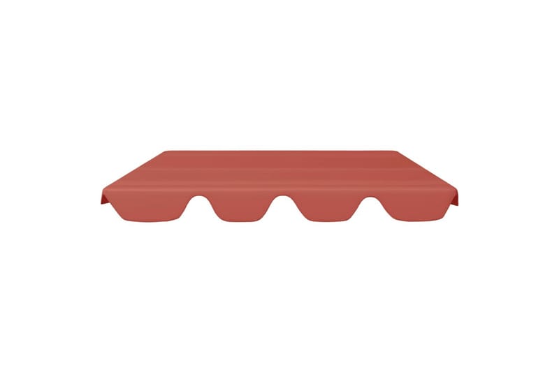 Baldakin hagehuske terrakotta 188/168x110/145 270 g/m² - Oransj - Hagemøbler - Solbeskyttelse - Paviljonger - Paviljongtak