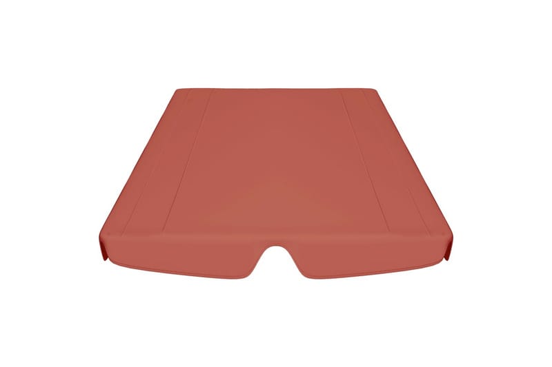 Baldakin hagehuske terrakotta 188/168x110/145 270 g/m² - Oransj - Hagemøbler - Solbeskyttelse - Paviljonger - Paviljongtak