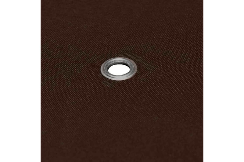 Dobbel toppduk til paviljong 310 g/m² 3x3 m brun - Hagemøbler - Solbeskyttelse - Paviljonger - Paviljongtak