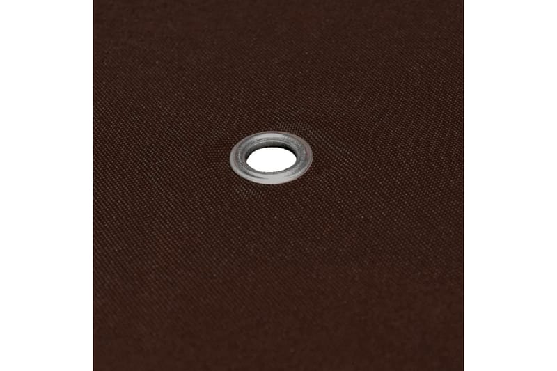 Dobbel toppduk til paviljong 310 g/m² 4x3 m brun - Hagemøbler - Solbeskyttelse - Paviljonger - Paviljongtak