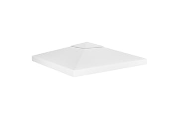 Dobbel toppduk til paviljong 310 g/m² 3x3 m hvit - Hvit - Hagemøbler - Solbeskyttelse - Paviljonger - Paviljongtak