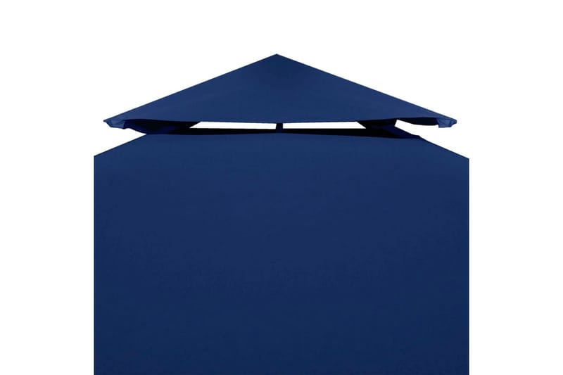 Dobbel toppduk til paviljong 310 g/m² 4x3 m blå - Hagemøbler - Solbeskyttelse - Paviljonger - Paviljongtak