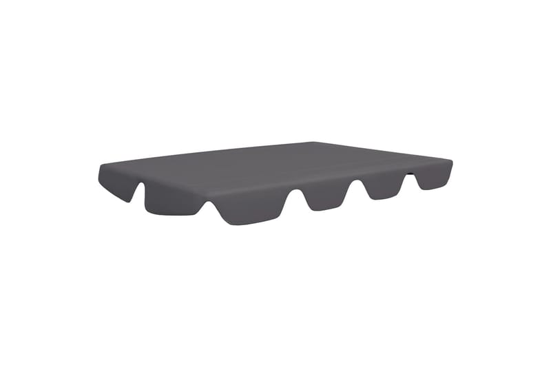Erstatningsbaldakin hagehuske 150/130x70/105 270 g/m² - Antrasittgrå - Hagemøbler - Solbeskyttelse - Paviljonger - Paviljongtak