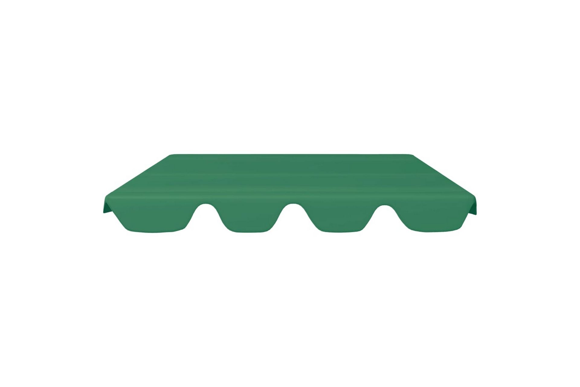 Erstatningsbaldakin hagehuske 150/130x70/105 cm 270 g/m² - grønn - Hagemøbler - Solbeskyttelse - Paviljonger - Paviljongtak