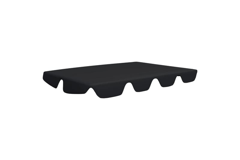 Erstatningsbaldakin hagehuske 150/130x70/105 cm 270 g/m² - Svart - Hagemøbler - Solbeskyttelse - Paviljonger - Paviljongtak