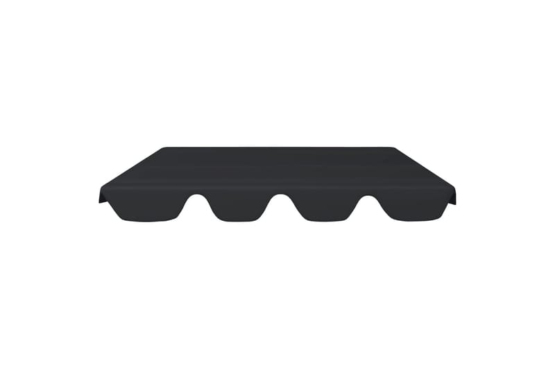 Erstatningsbaldakin hagehuske 150/130x70/105 cm 270 g/m² - Svart - Hagemøbler - Solbeskyttelse - Paviljonger - Paviljongtak