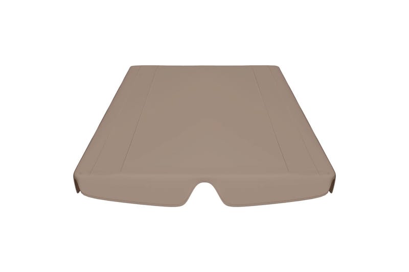 Erstatningsbaldakin hagehuske 188/168x110/145 270 g/m² - Taupe - Hagemøbler - Solbeskyttelse - Paviljonger - Paviljongtak
