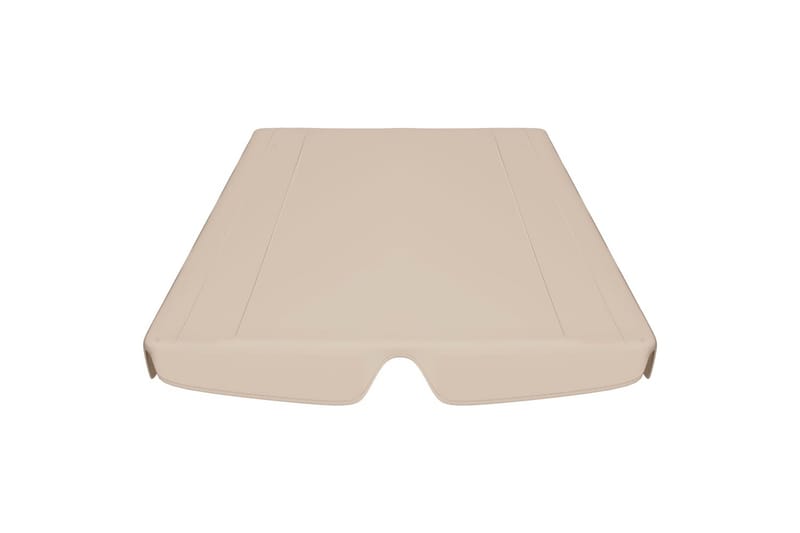 Erstatningsbaldakin hagehuske 188/168x110/145 cm 270 g/m² - Beige - Hagemøbler - Solbeskyttelse - Paviljonger - Paviljongtak