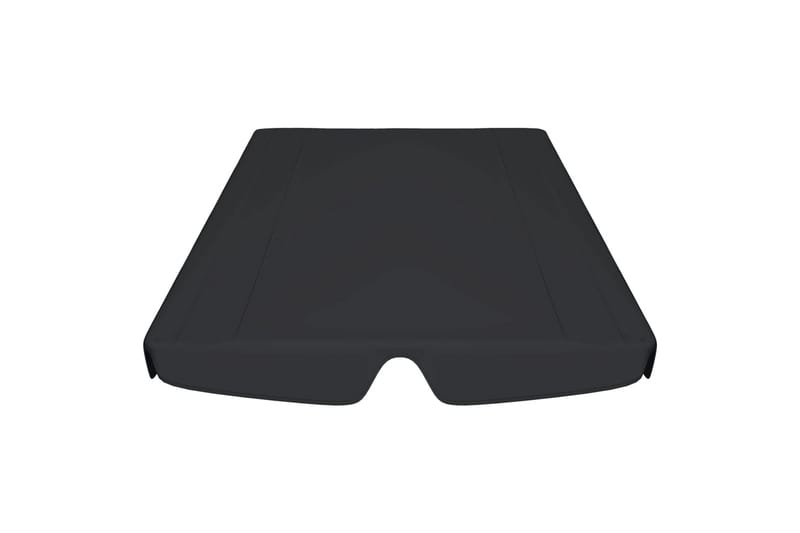 Erstatningsbaldakin hagehuske svart 188/168x110/145 270 g/m² - Svart - Hagemøbler - Solbeskyttelse - Paviljonger - Paviljongtak