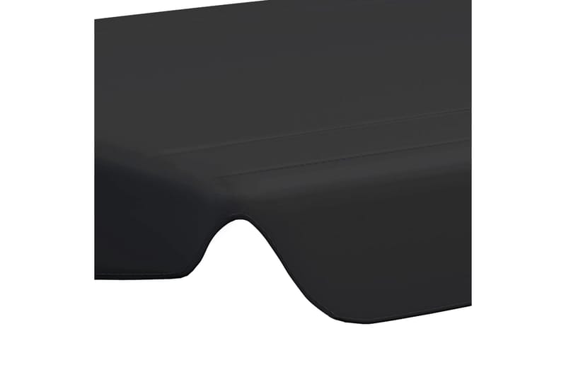 Erstatningsbaldakin hagehuske svart 188/168x110/145 270 g/m² - Svart - Hagemøbler - Solbeskyttelse - Paviljonger - Paviljongtak