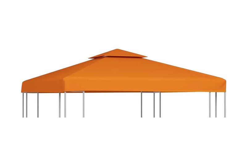 Erstatningstrekk for paviljong 310 g/m² terrakotta 3 x 3 m - Hagemøbler - Solbeskyttelse - Paviljonger - Paviljongtak