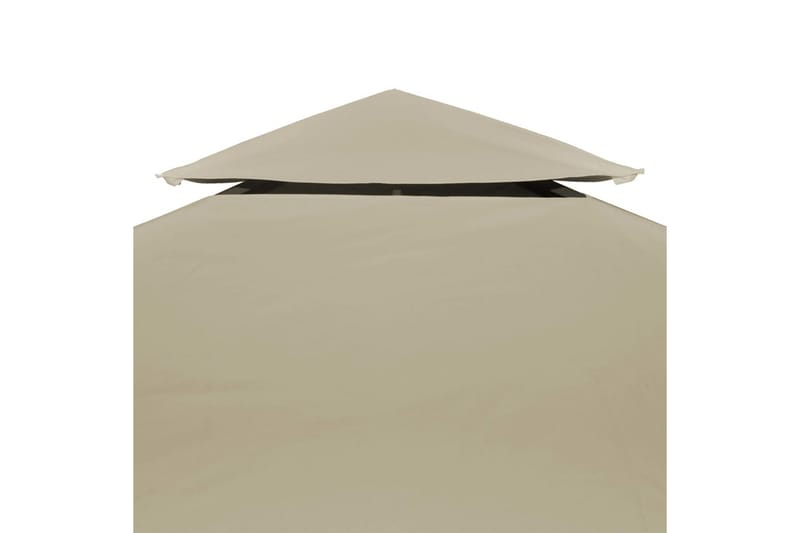 Lysthus dekke baldakin erstatning 310 g/ m² beige 3 x 4 m - Paviljongtak