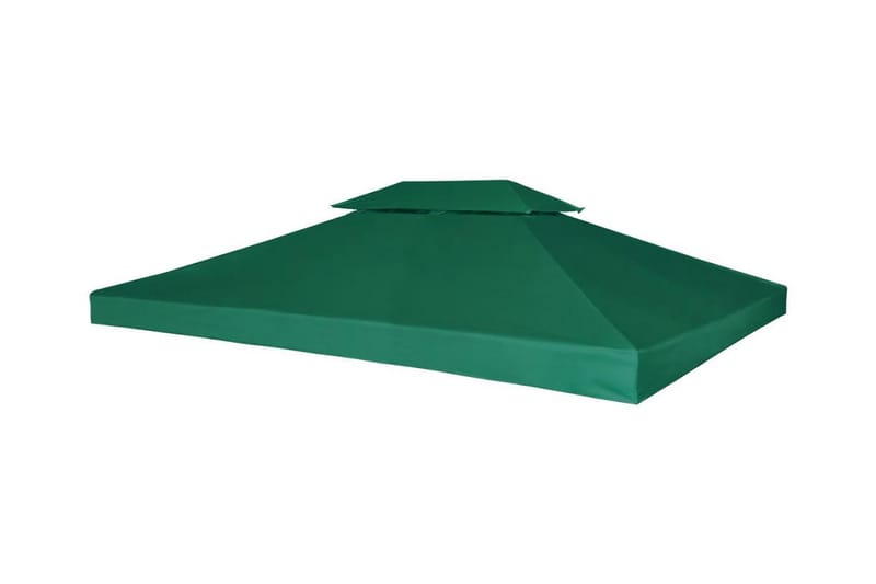 Lysthus dekke baldakin erstatning 310 g/ m² grønn 3 x 4 m - Paviljongtak