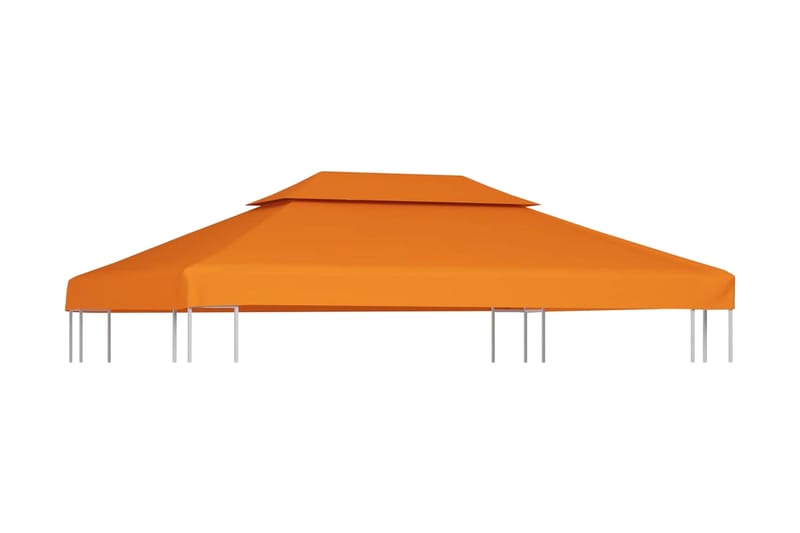 Lysthus dekke baldakin erstatning 310 g/ m² terracotta 3x4 m - Hagemøbler - Solbeskyttelse - Paviljonger - Paviljongtak
