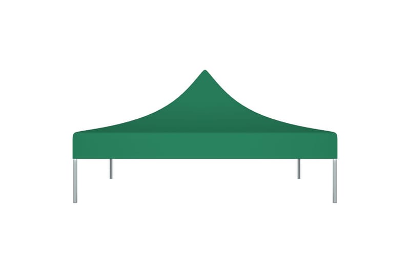Teltduk for festtelt 2x2 m grønn 270 g/m² - grønn - Hagemøbler - Solbeskyttelse - Paviljonger - Paviljongtak