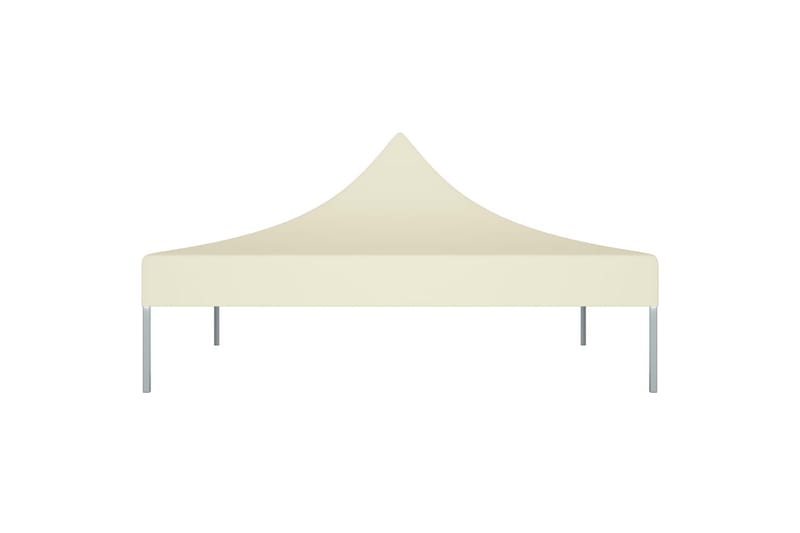 Teltduk for festtelt 2x2 m kremhvit 270 g/m² - Krem - Hagemøbler - Solbeskyttelse - Paviljonger - Paviljongtak