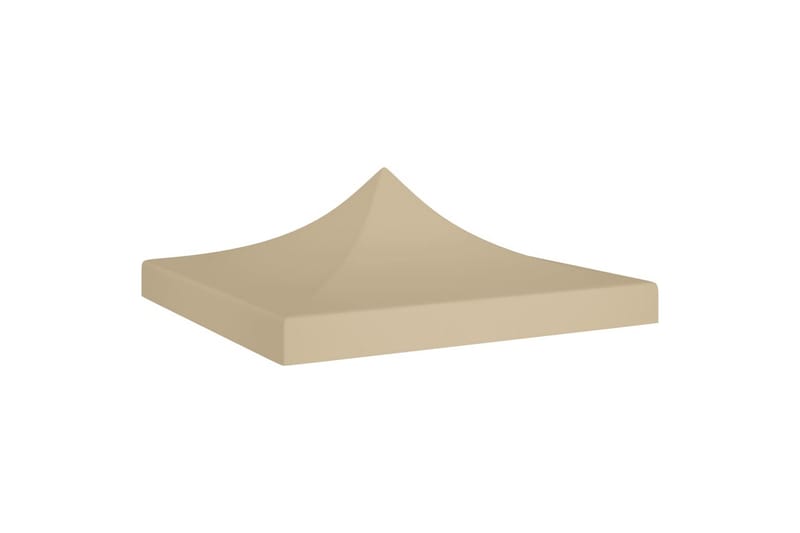 Teltduk for festtelt 3x3 m beige 270 g/m² - Beige - Paviljongtak