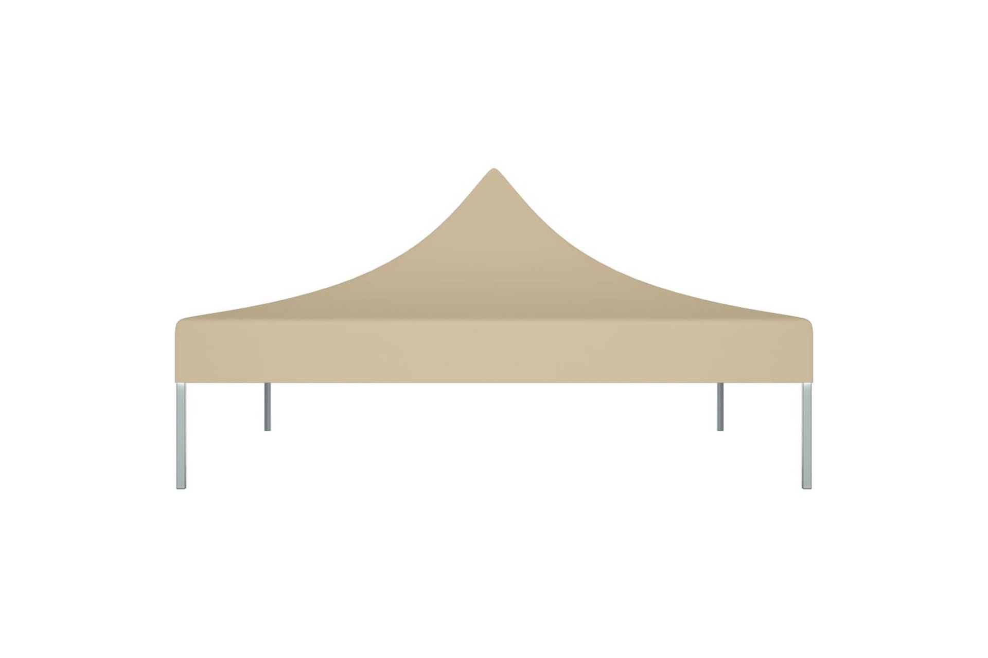 Teltduk for festtelt 3x3 m beige 270 g/m² - Beige - Hagemøbler - Solbeskyttelse - Paviljonger - Paviljongtak