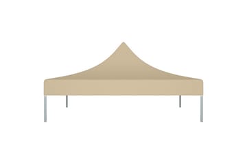 Teltduk for festtelt 3x3 m beige 270 g/m² - Beige - Hagemøbler - Solbeskyttelse - Paviljonger - Paviljongtak