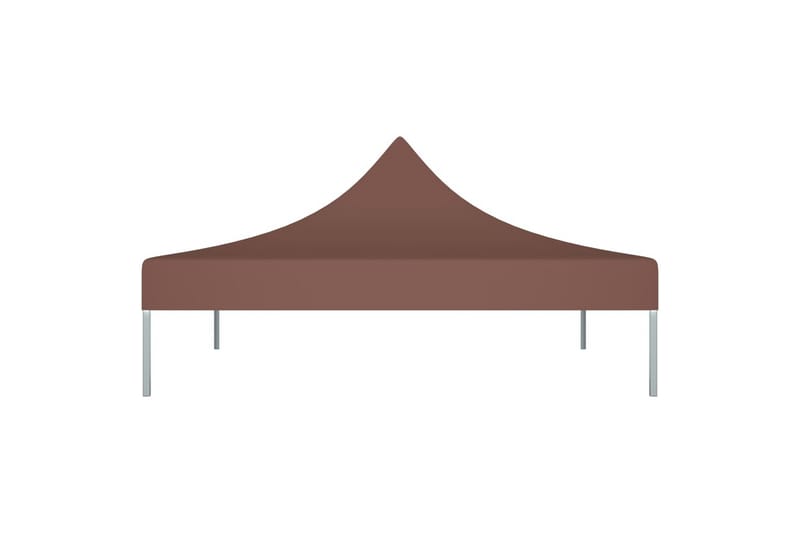 Teltduk for festtelt 3x3m brun 270 g/m² - Brun - Paviljongtak