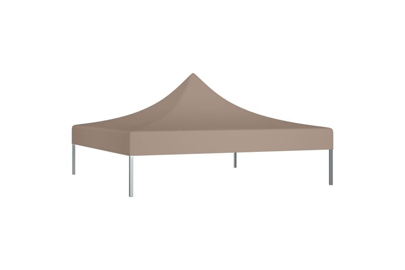 Teltduk for festtelt 3x3m gråbrun 270 g/m² - Taupe - Paviljongtak