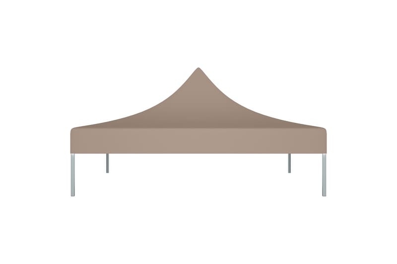 Teltduk for festtelt 3x3m gråbrun 270 g/m² - Taupe - Paviljongtak