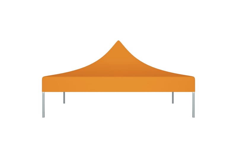 Teltduk for festtelt 3x3m oransje 270 g/m² - Oransj - Hagemøbler - Solbeskyttelse - Paviljonger - Paviljongtak