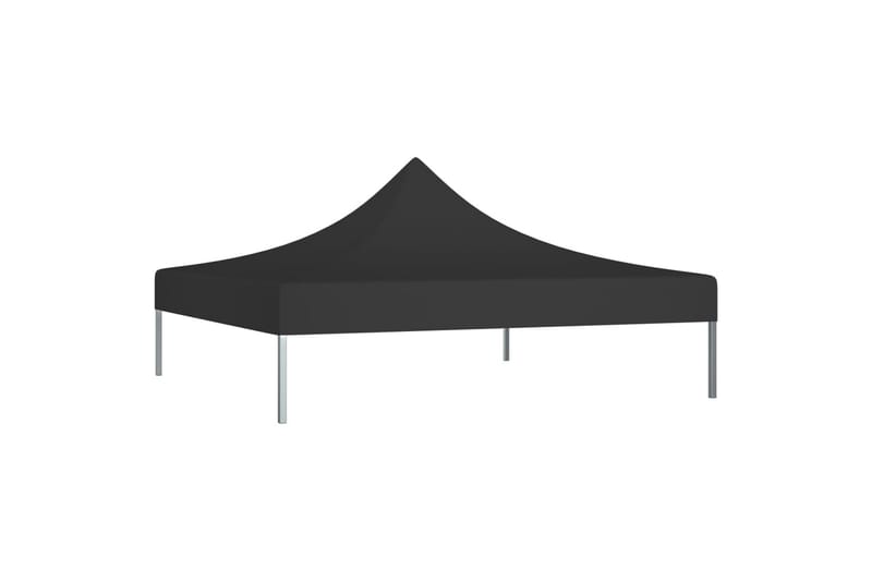 Teltduk for festtelt 3x3m svart 270 g/m² - Svart - Paviljongtak