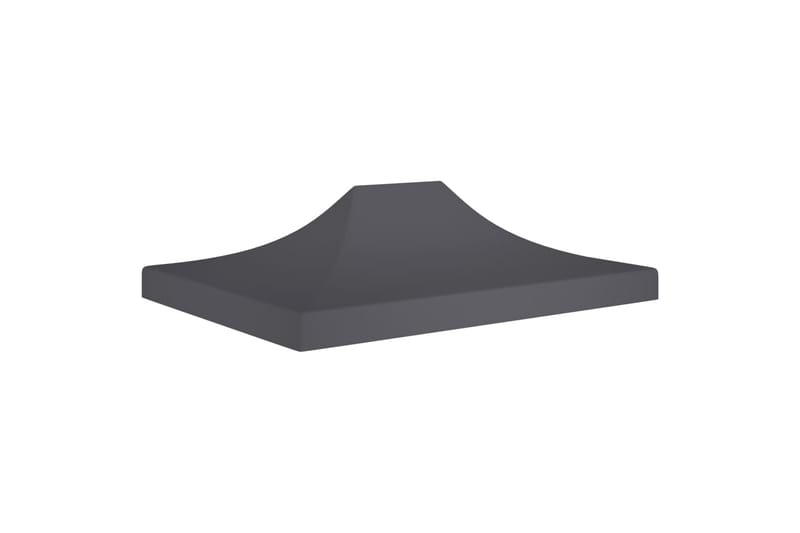 Teltduk for festtelt 4x3 m antrasitt 270 g/m² - Antrasittgrå - Hagemøbler - Solbeskyttelse - Paviljonger - Paviljongtak