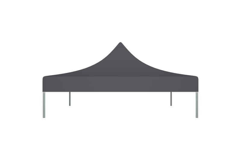 Teltduk for festtelt 4x3 m antrasitt 270 g/m² - Antrasittgrå - Hagemøbler - Solbeskyttelse - Paviljonger - Paviljongtak